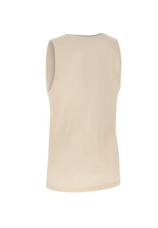 26SS 드롤드무슈 민소매 티셔츠 TS319 CO267OW White - DROLE DE MONSIEUR