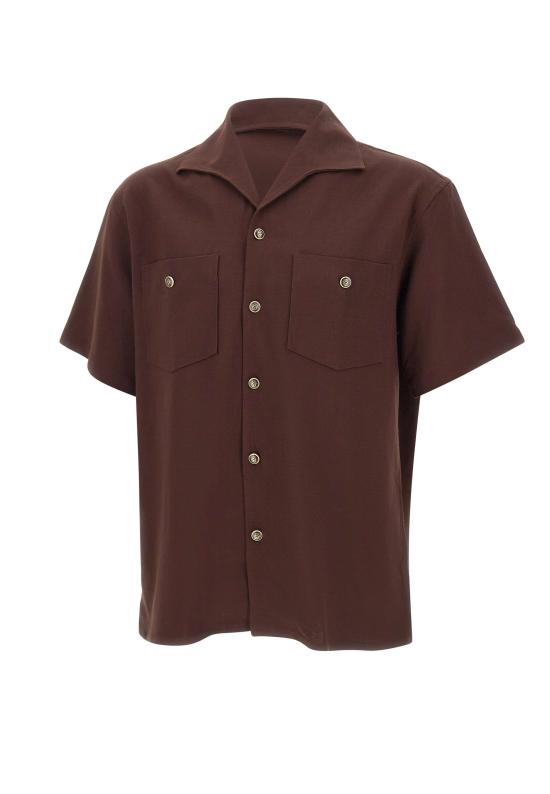 26SS 드롤드무슈 셔츠 SH254 VI029BN Brown