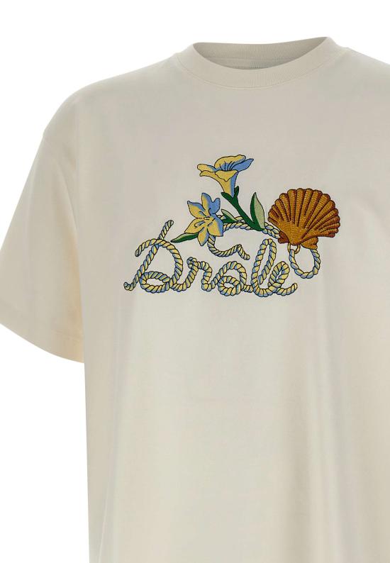 26SS 드롤드무슈 반팔 티셔츠 TS303 CO248OW White - DROLE DE MONSIEUR