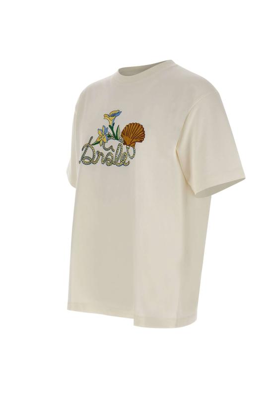 26SS 드롤드무슈 반팔 티셔츠 TS303 CO248OW White - DROLE DE MONSIEUR