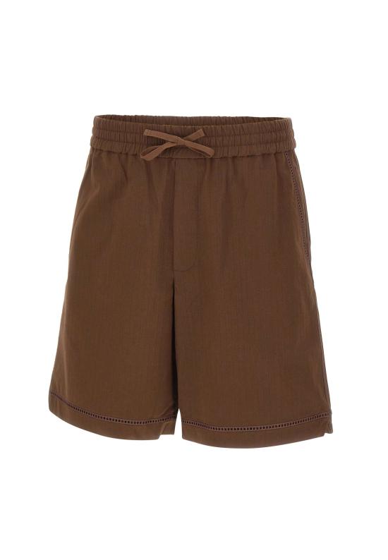 26SS 드롤드무슈 숏팬츠 BS178 CO278BN Brown