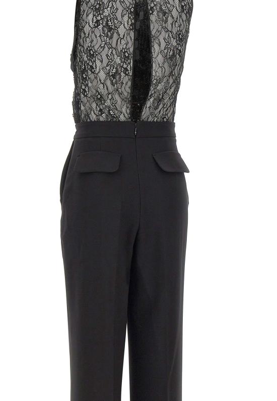 26SS 엘리자베타프랜치 점프수트 TU06662E2 110 Black - ELISABETTA FRANCHI