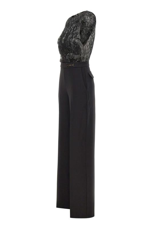 26SS 엘리자베타프랜치 점프수트 TU06662E2 110 Black - ELISABETTA FRANCHI