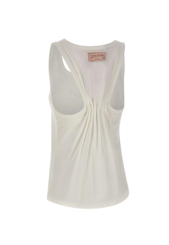 26SS 빅토리아 베컴 민소매 티셔츠 1226JTP007237A WHITE White - VICTORIA BECKHAM