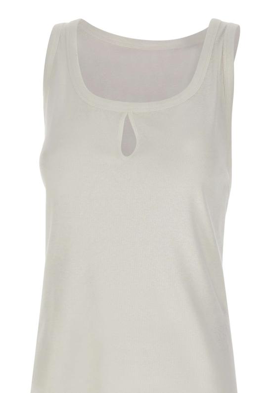 26SS 빅토리아 베컴 민소매 티셔츠 1226JTP007237A WHITE White - VICTORIA BECKHAM