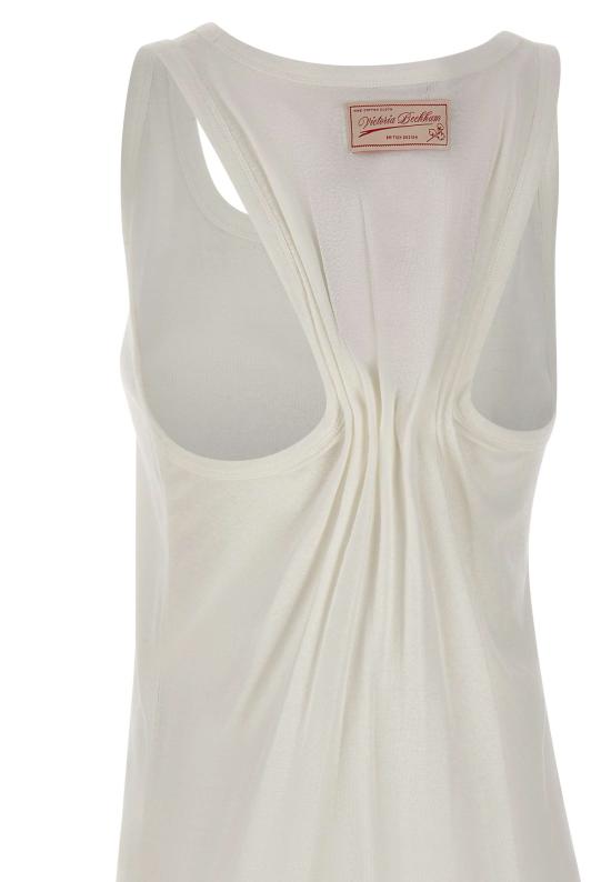 26SS 빅토리아 베컴 민소매 티셔츠 1226JTP007237A WHITE White - VICTORIA BECKHAM