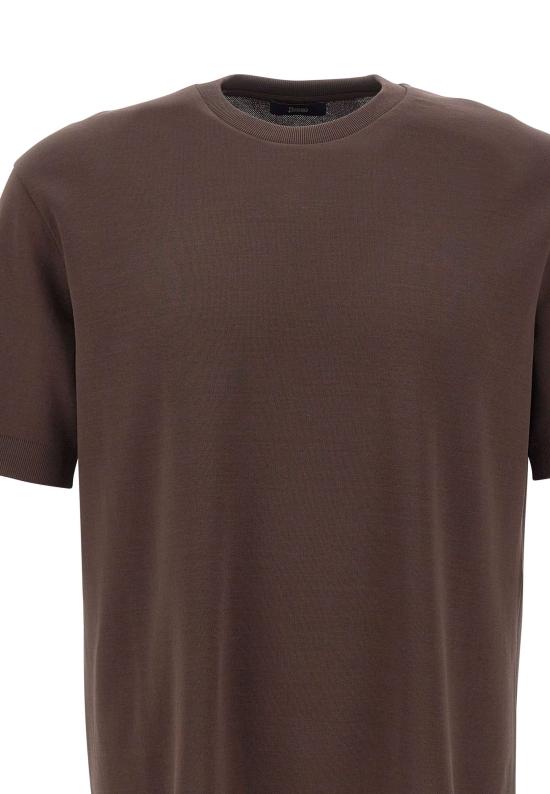 26SS 에르노 반팔 티셔츠 JG000206U 520598800 Brown - HERNO