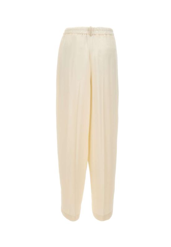 26SS 파비아나 필리피 스트레이트 팬츠 PAD276F336 M1870145 White - FABIANA FILIPPI