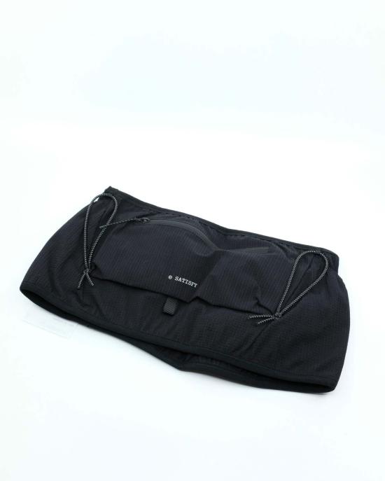  새티스파이 가죽 벨트 Satisfy Black Justice Dyneema Trail Band Belt - SATISFY