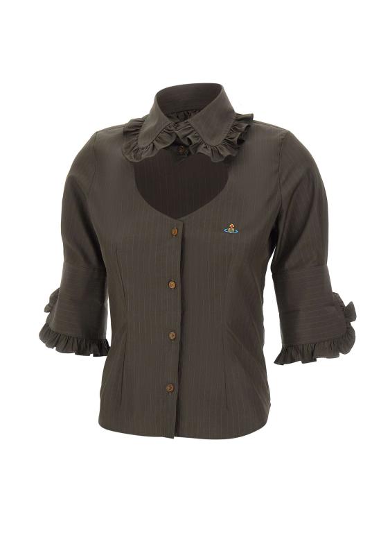 26SS 비비안웨스트우드 셔츠 1501006I W01EJD203 Brown