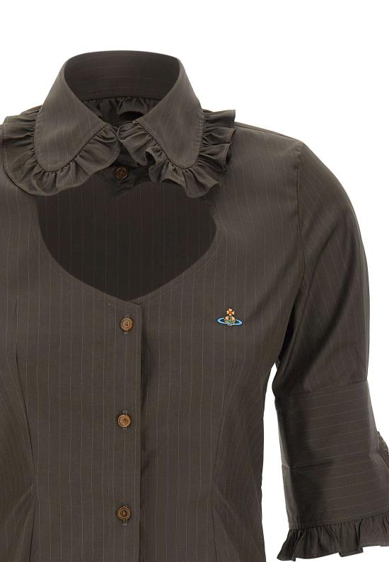 26SS 비비안웨스트우드 셔츠 1501006I W01EJD203 Brown - VIVIENNE WESTWOOD