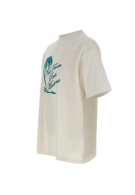 26SS 드롤드무슈 반팔 티셔츠 TS297 CO002OW White - DROLE DE MONSIEUR