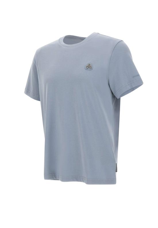 26SS 무스너클 반팔 티셔츠 M15MT777 1884 Blue - MOOSE KNUCKLES