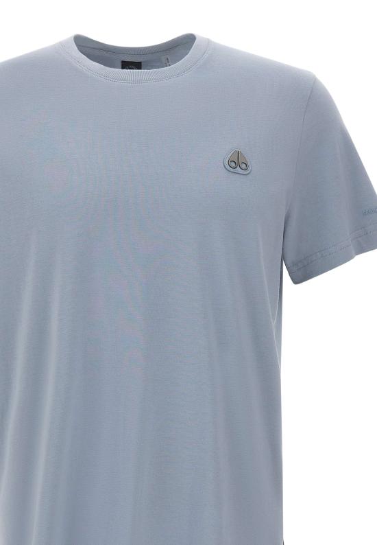 26SS 무스너클 반팔 티셔츠 M15MT777 1884 Blue - MOOSE KNUCKLES