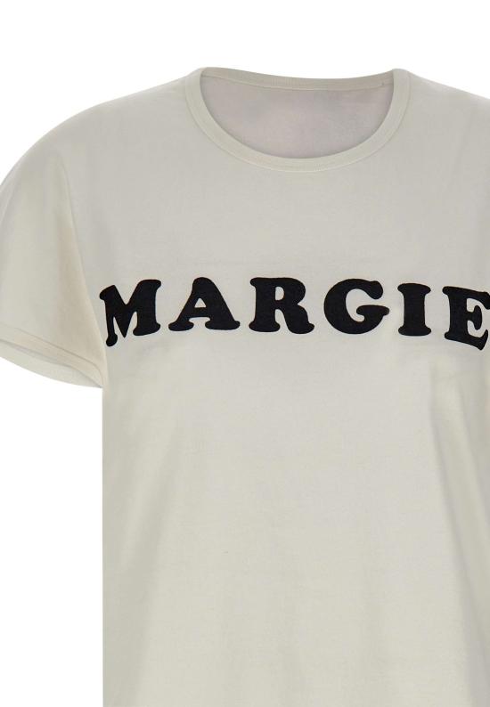 26SS MM6 메종마르지엘라 반팔 티셔츠 S62GD0212 M20108101 White - MM6 MAISON MARGIELA