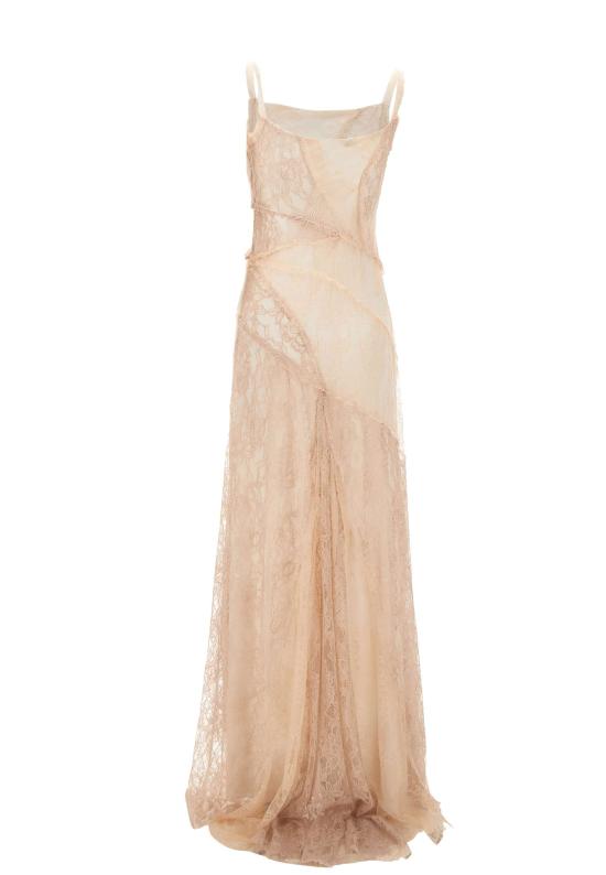 26SS 블루마린 미디 원피스 4A456A N0147 Pink - BLUMARINE