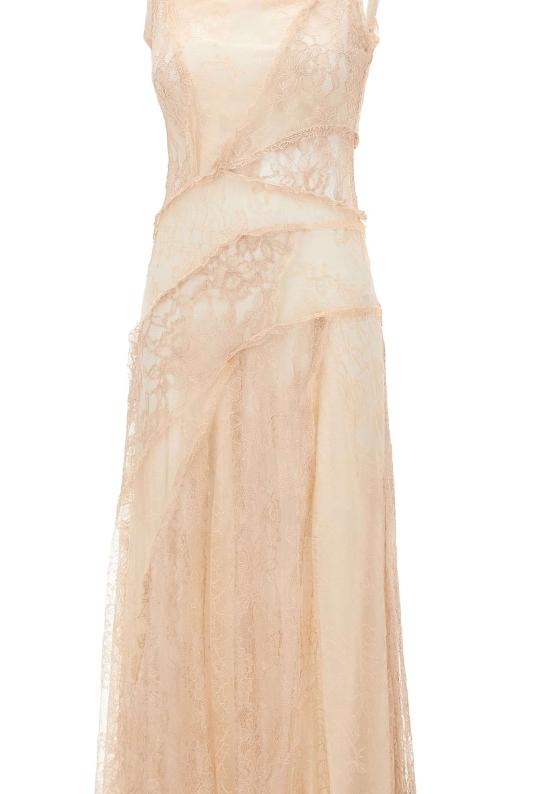 26SS 블루마린 미디 원피스 4A456A N0147 Pink - BLUMARINE