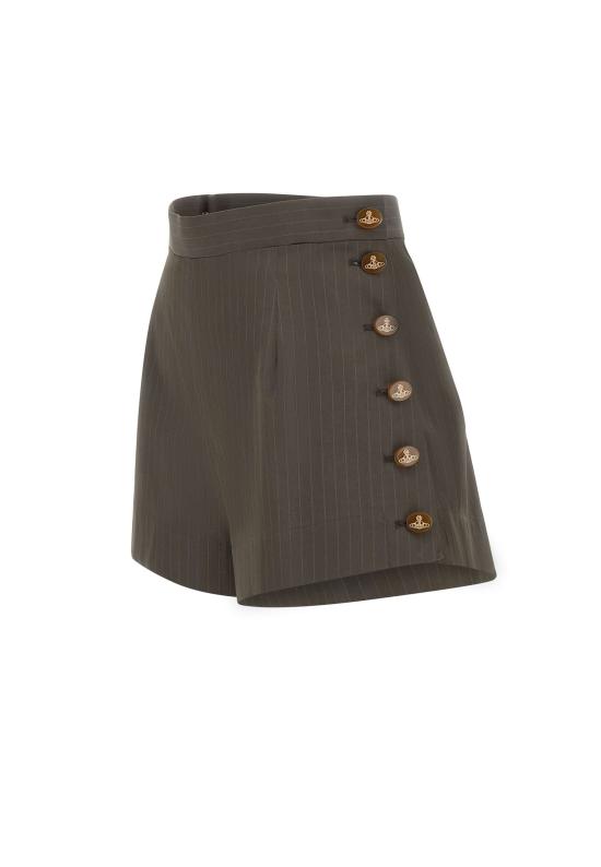 26SS 비비안웨스트우드 숏팬츠 1F01001G W01EJD203 Brown - VIVIENNE WESTWOOD