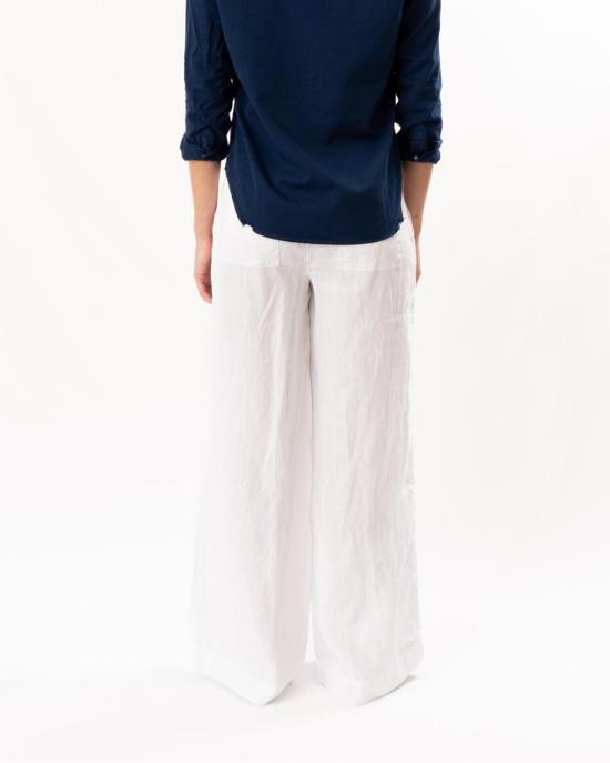  프랭크 앤 에일린 팬츠 프랭크 앤 아일린 매들린 패치 포켓 풀온  화이트 - FRANK & EILEEN