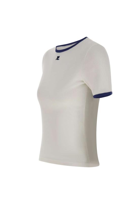 26SS 쿠레쥬 반팔 티셔츠 125JTS017JS0203 B257 White - COURREGES