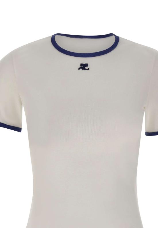 26SS 쿠레쥬 반팔 티셔츠 125JTS017JS0203 B257 White - COURREGES