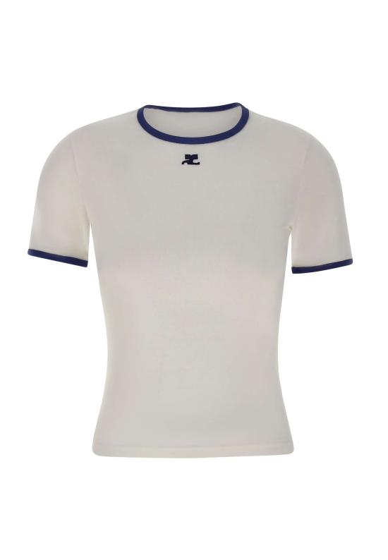 26SS 쿠레쥬 반팔 티셔츠 125JTS017JS0203 B257 White