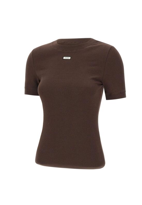 26SS 엔타이어 스튜디오 반팔 티셔츠 ESSS26TT01876 6239 Brown