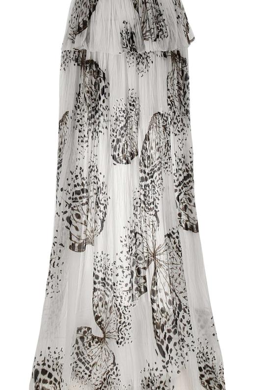 26SS 블루마린 미디 스커트 4G111A M1025 White - BLUMARINE