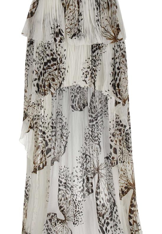 26SS 블루마린 미디 스커트 4G111A M1025 White - BLUMARINE