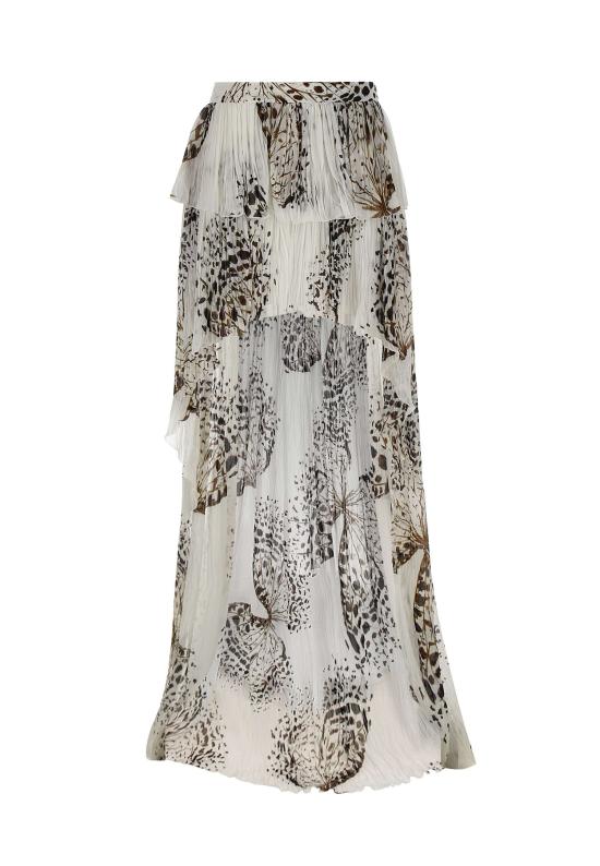 26SS 블루마린 미디 스커트 4G111A M1025 White