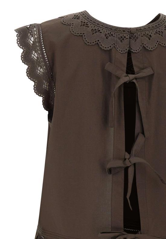 26SS 더 가먼트 민소매 티셔츠 22236 512 Brown - THE GARMENT