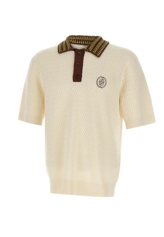 26SS 드롤드무슈 폴로 티셔츠 PO206 CO292OW White