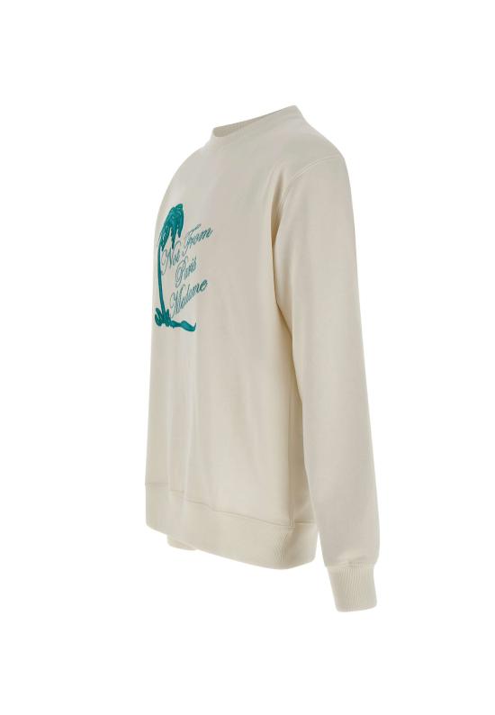 26SS 드롤드무슈 긴팔 티셔츠 SW190 CO127OW White - DROLE DE MONSIEUR