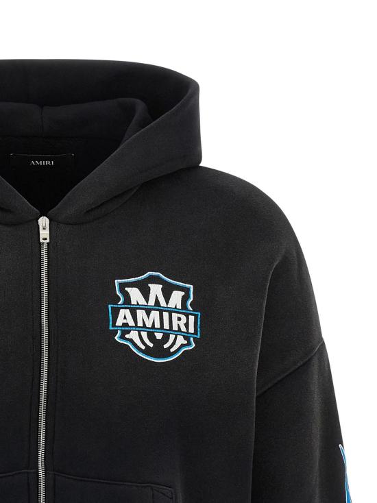  아미리 긴팔 티셔츠 마 플레임즈 후드티 블랙 - AMIRI