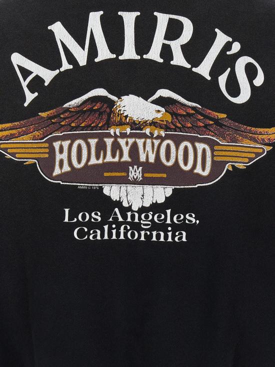  아미리 긴팔 티셔츠 마 플레임즈 후드티 블랙 - AMIRI