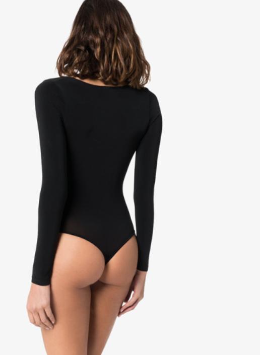  월포드 바디수트 티셔츠 78055 127005 Black - WOLFORD