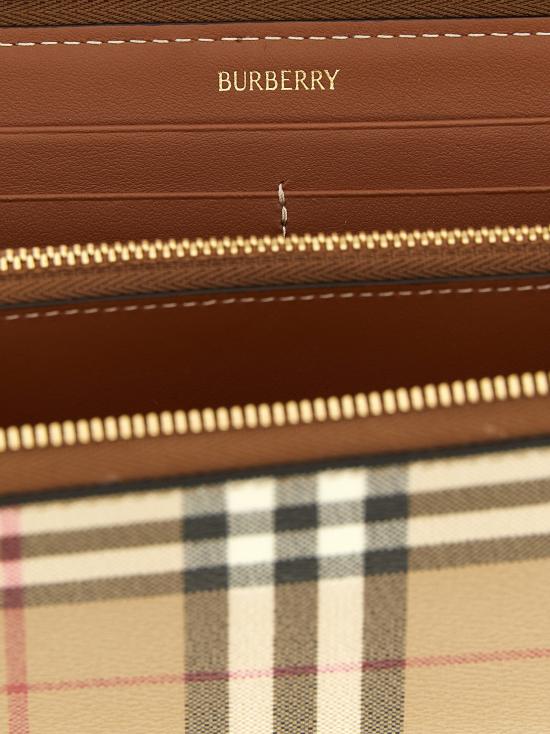 26SS 버버리 체크 지퍼 지갑 8109812VNTGCHKBRIARBROWN - BURBERRY