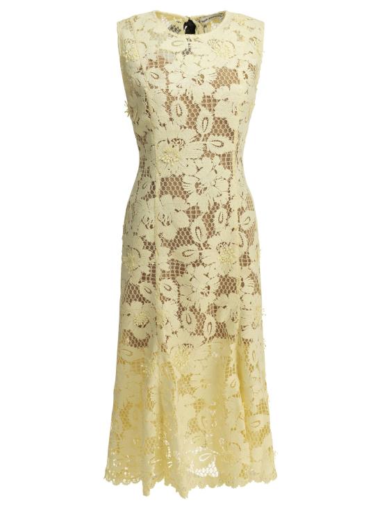 26SS 셀프 포트레이트 원피스 SS26094MYYELLOW