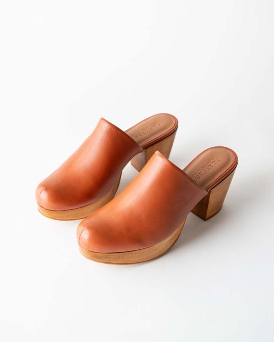  포트리스 뮬/슬리퍼 아바 플랫폼 클로그 위스키 나파 - FORTRESS