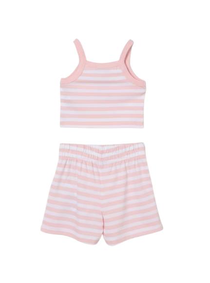 26SS [키즈] 모스키노 캐주얼 세트 HDG01M LAE10 83701 MultiColour - MOSCHINO