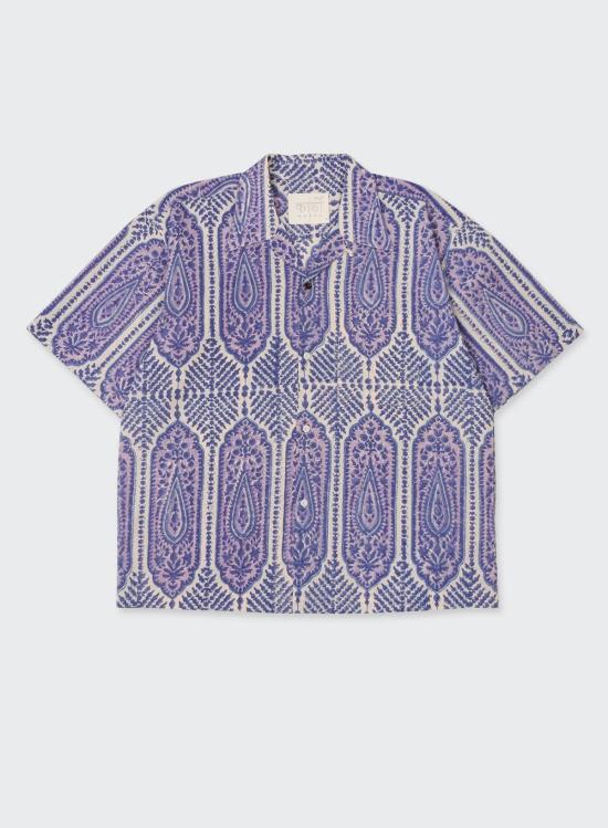  Kardo 탑 Rohit 퍼플 페이즐리 Bp05 셔츠 - OTHER BRANDS