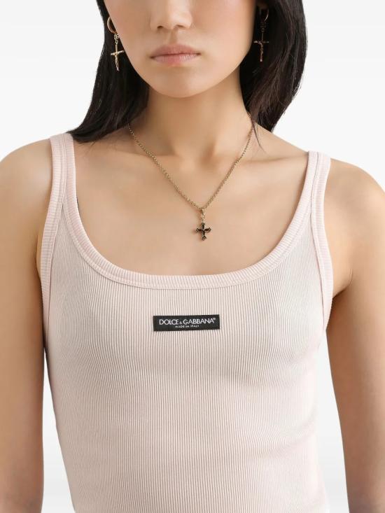 26SS 돌체앤가바나 민소매 티셔츠 F8W45T FU7AVF0586 Pink - DOLCE & GABBANA