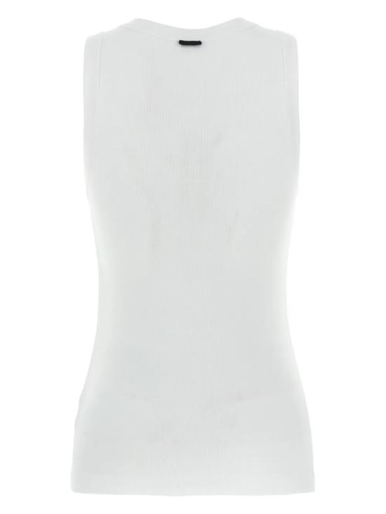 26SS 브루넬로 쿠치넬리 민소매 티셔츠 M0TC8FX230C159 White - BRUNELLO CUCINELLI