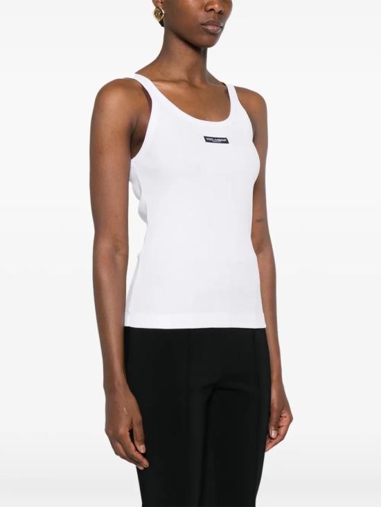 26SS 돌체앤가바나 민소매 티셔츠 F8W45T FU7AVW0800 White - DOLCE & GABBANA