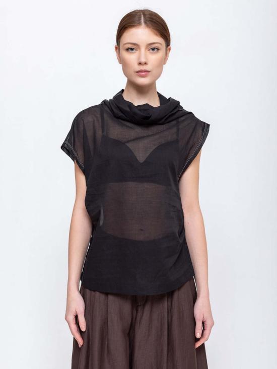  텔라 반팔 티셔츠 파파야 탑 - TELA