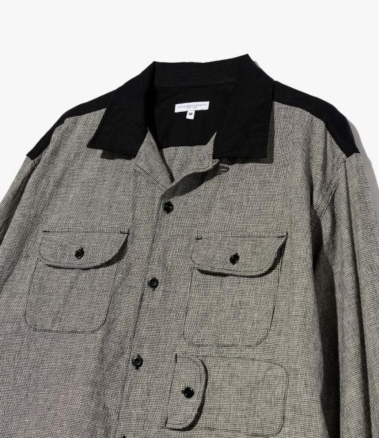  엔지니어드가먼츠 셔츠 엔지니어드 가먼츠 볼링  CL 하운드투스 - ENGINEERED GARMENTS