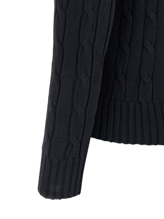 26SS 폴로 랄프로렌 포니로고 피마 코튼 케이블 니트 V넥 스웨터 211971870004 - POLO RALPH LAUREN