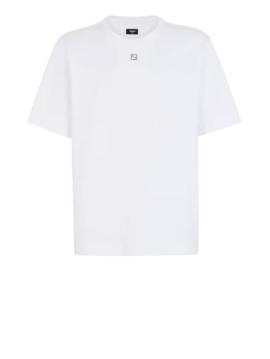 26SS 펜디 코튼 티셔츠 FY0936 ARYYF0QA0 BIANCO