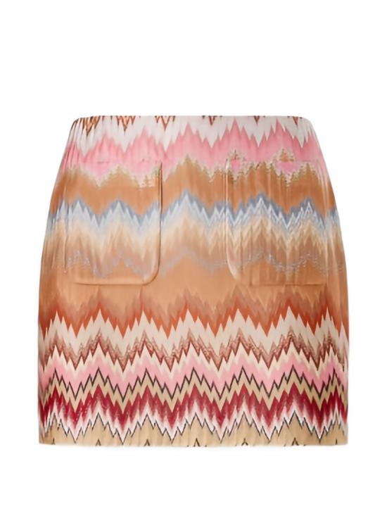 26SS 미소니 미디 스커트 DS26SH0Y BR014SS10C0 Golden