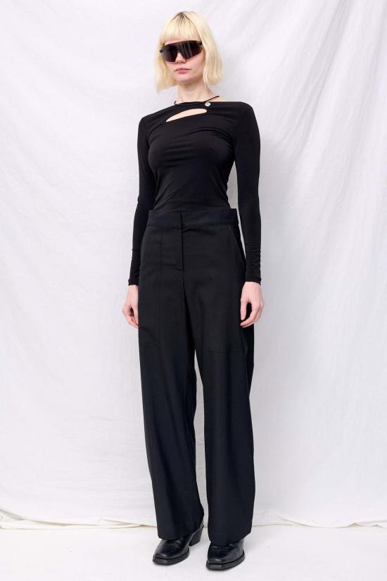  Woodrose Deli 긴팔 티셔츠 우드로즈 델리 블랙 키 긴팔 상의 - OTHER BRANDS